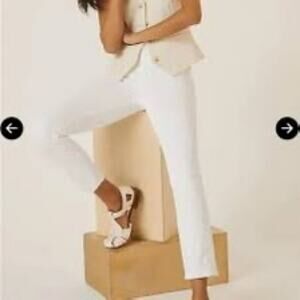 Mother Denim $228 Ankle Frayed Jeans Stretchy Size 24